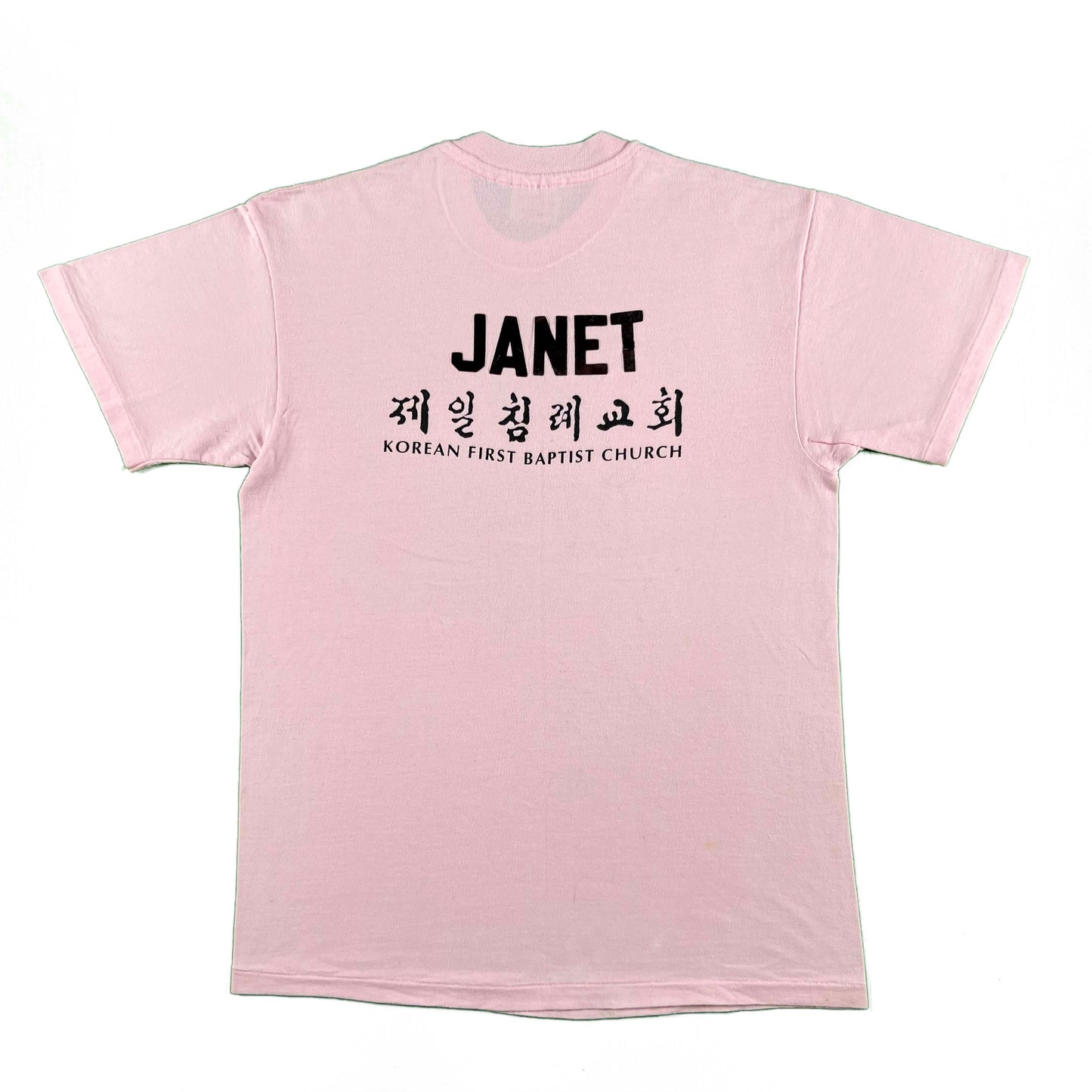 80s Korean Baptist Church Photo Print Tee- M