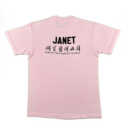 80s Korean Baptist Church Photo Print Tee- M