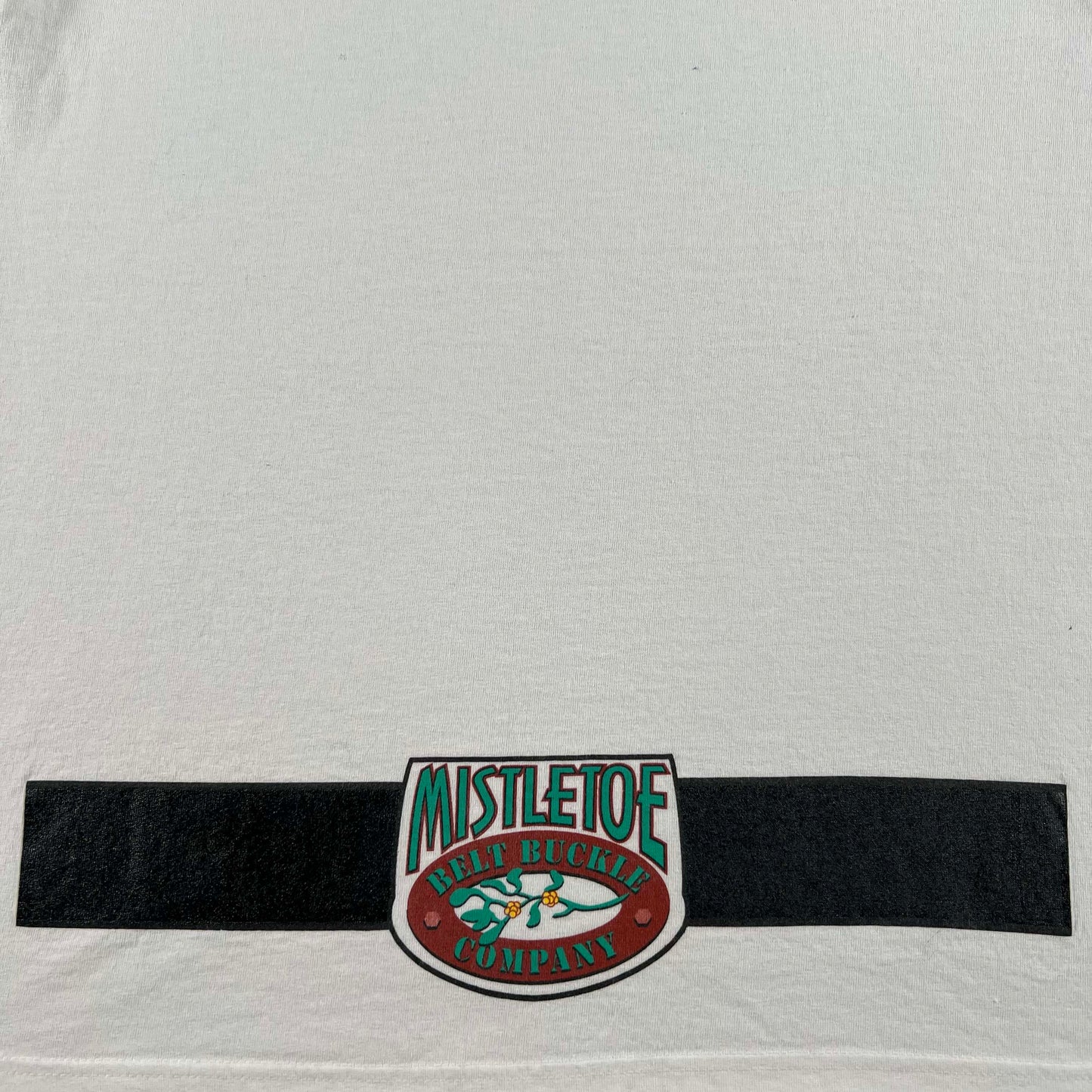 00s Mistletoe Belt Buckle Tee- M