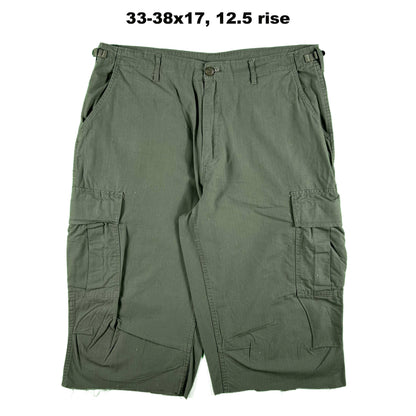 Vintage Chopped Baggy Army Camo Cargo Shorts- SELECT PAIR
