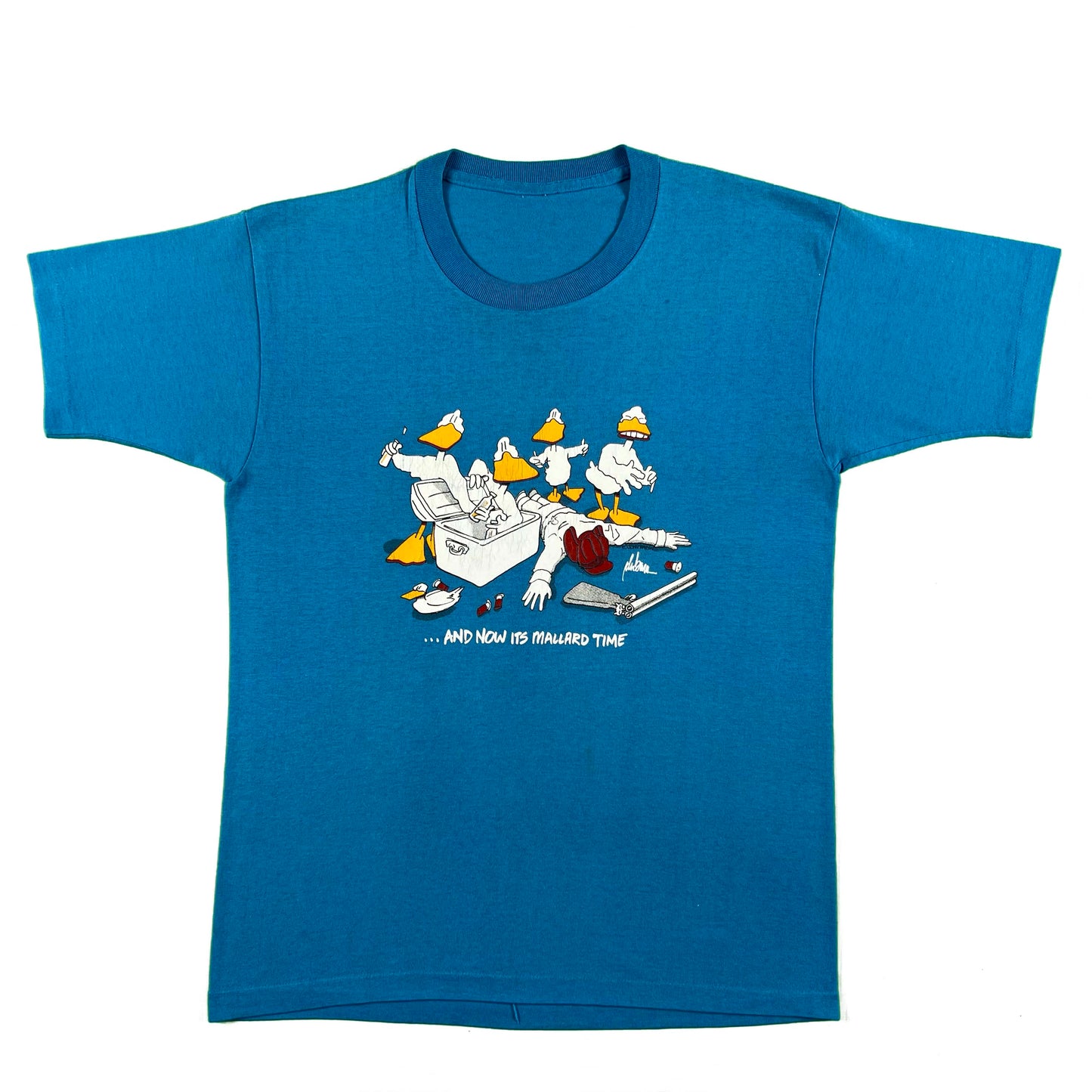 90s '...And Now Its Mallard Time' Tee- M