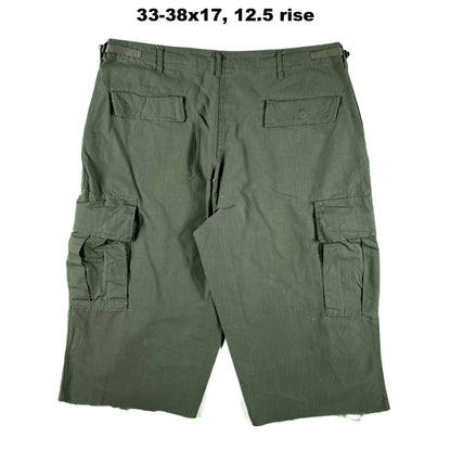 Vintage Chopped Baggy Army Camo Cargo Shorts- SELECT PAIR