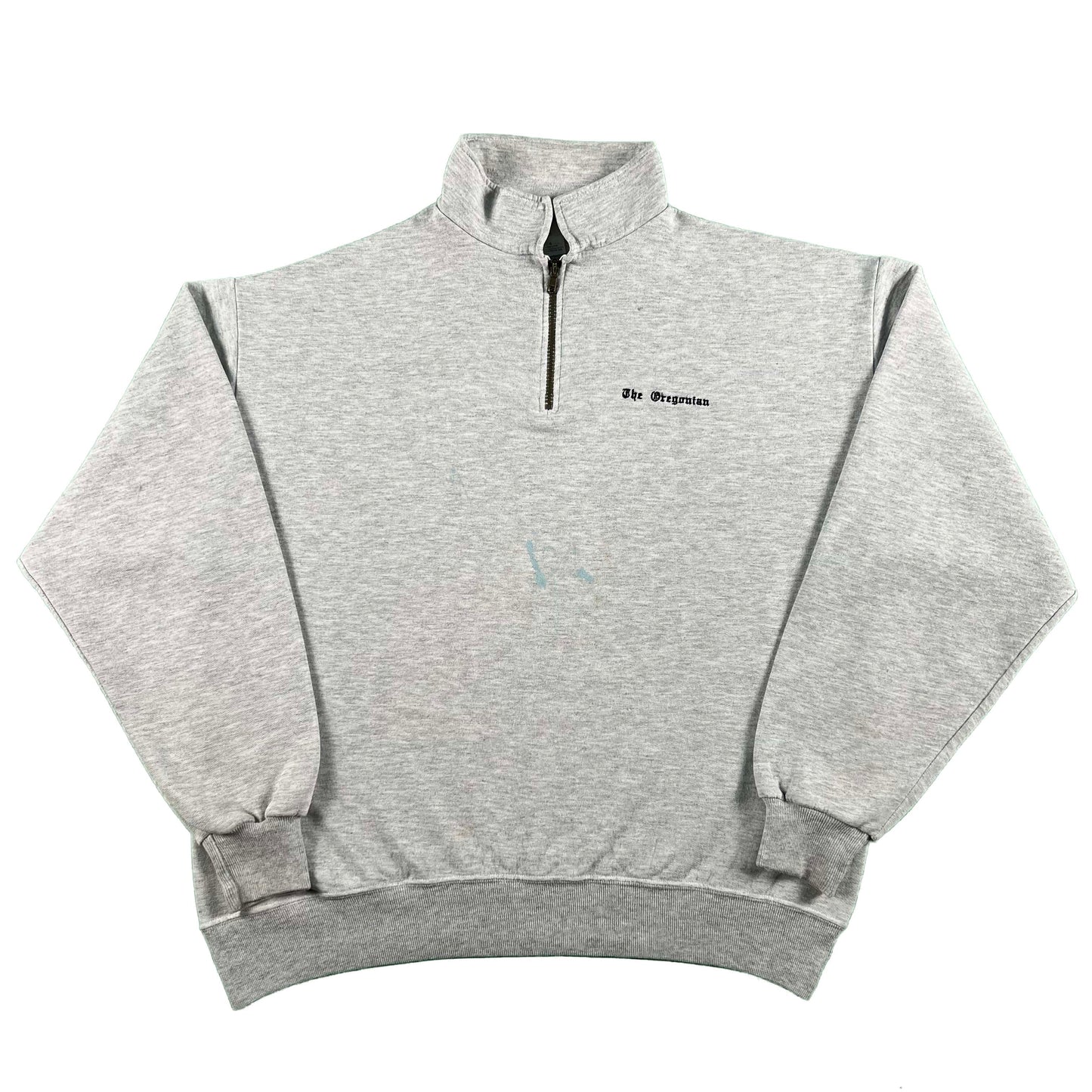 00s The Oregonian 1/4 Zip Sweatshirt- L