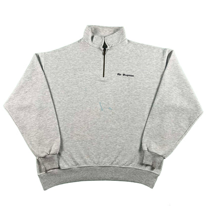 00s The Oregonian 1/4 Zip Sweatshirt- L