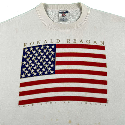 90s TRICKLE DOWN ECONOMICS Library Sweatshirt- L