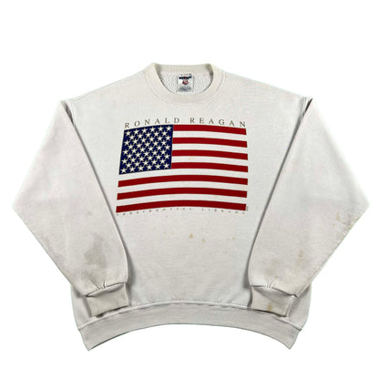 90s TRICKLE DOWN ECONOMICS Library Sweatshirt- L