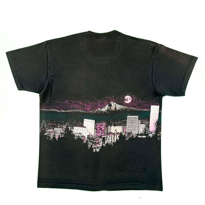 90s Sun Faded Portland Night Scene Tee- XL