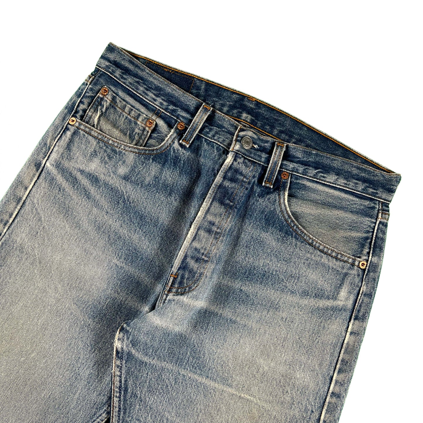90s Repaired Levi's 501 Denim- 32x31