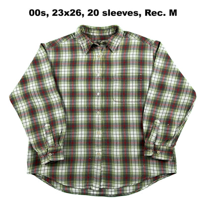 Vintage Eddie Bauer 100% Cotton Flannel Shirts- SELECT SHIRT