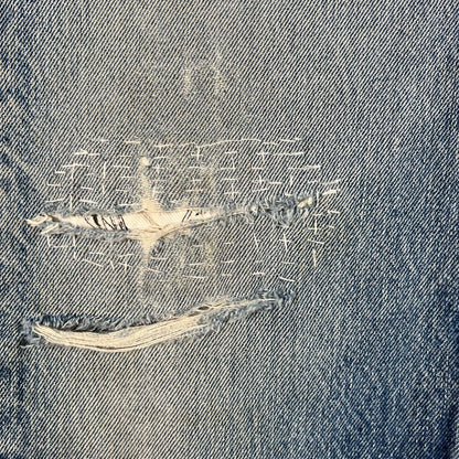 90s Repaired Levi's 501 Denim- 32x31