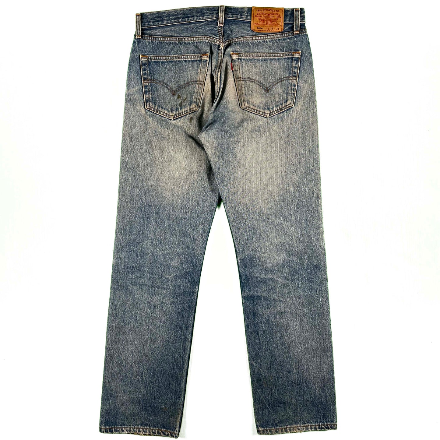 90s Repaired Levi's 501 Denim- 32x31