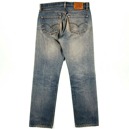 90s Repaired Levi's 501 Denim- 32x31