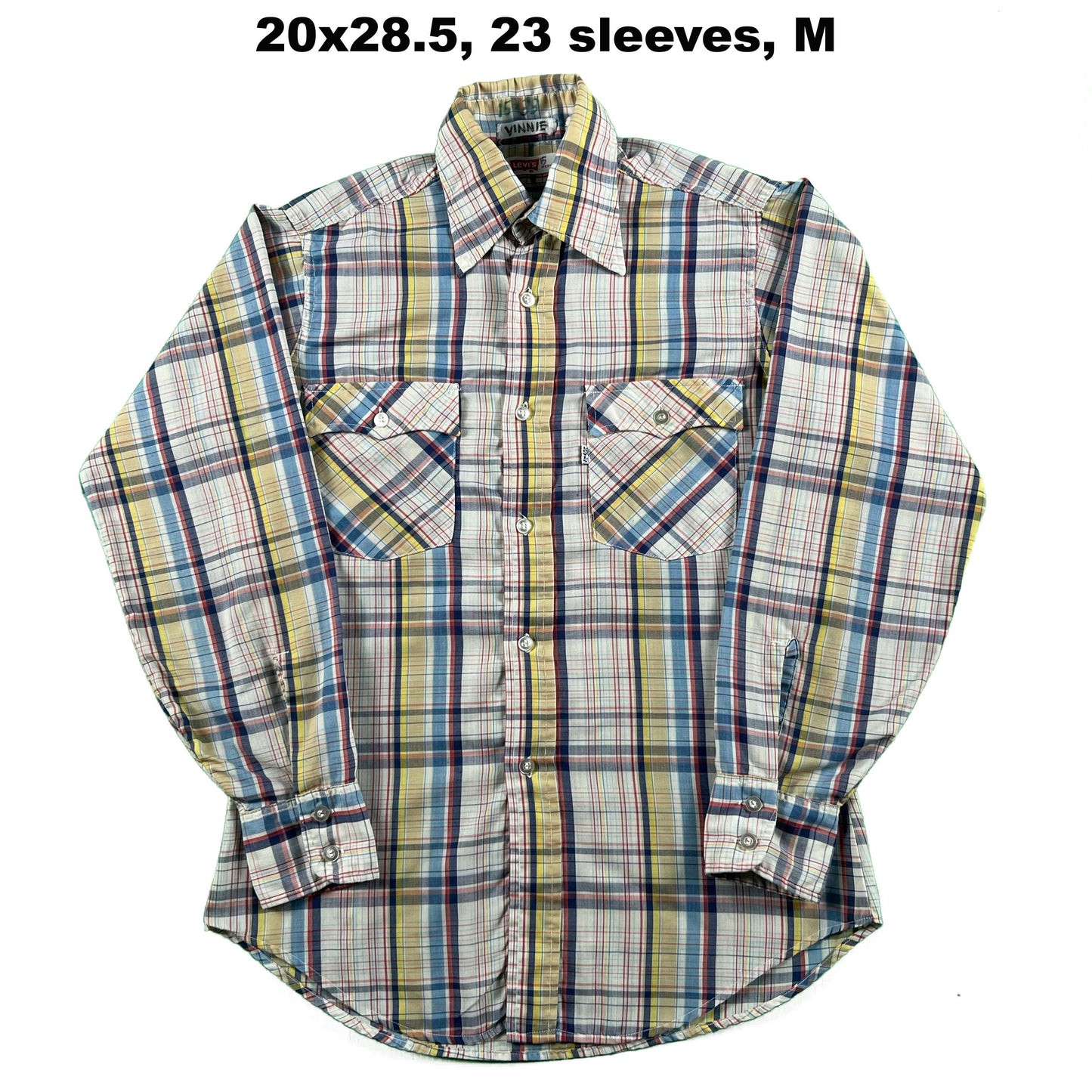 70s/80s Levi's Plaid Button Up Shirts- SELECT SHIRT