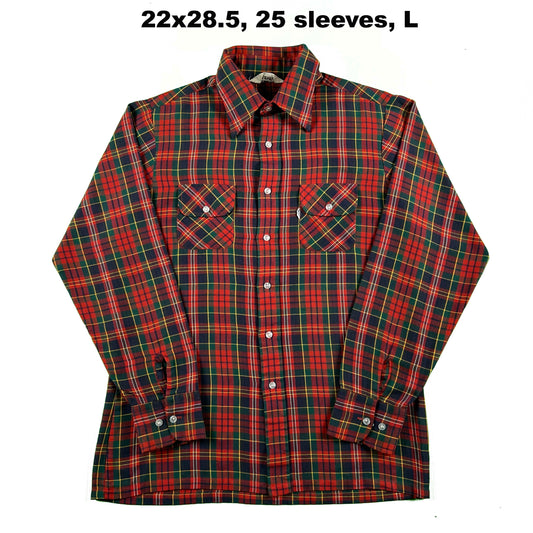 70s/80s Levi's Plaid Button Up Shirts- SELECT SHIRT