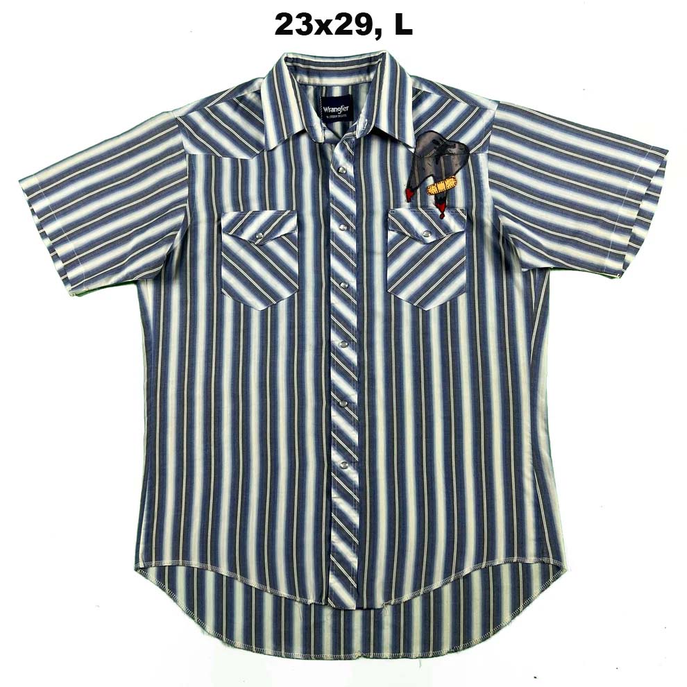 Vintage Wrangler Short Sleeve Pearl Snap Shirts- SELECT SHIRT