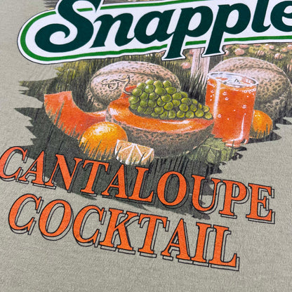 90s Snapple Cantaloupe Cocktail Tee- XL