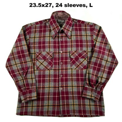 70s Tahoe Wool/Nylon Flannel Board Shirts- SELECT FLANNEL