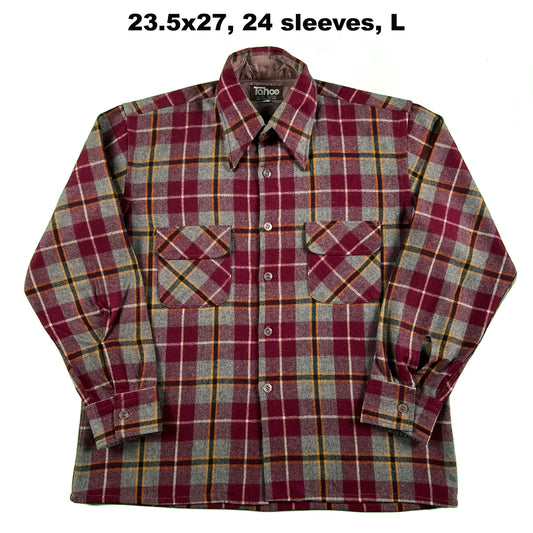 70s Tahoe Wool/Nylon Flannel Board Shirts- SELECT FLANNEL