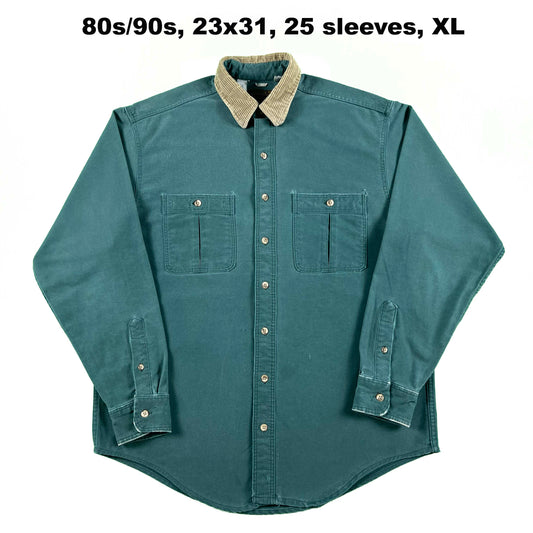 Vintage Eddie Bauer 100% Cotton Chamois Shirts- SELECT SHIRT
