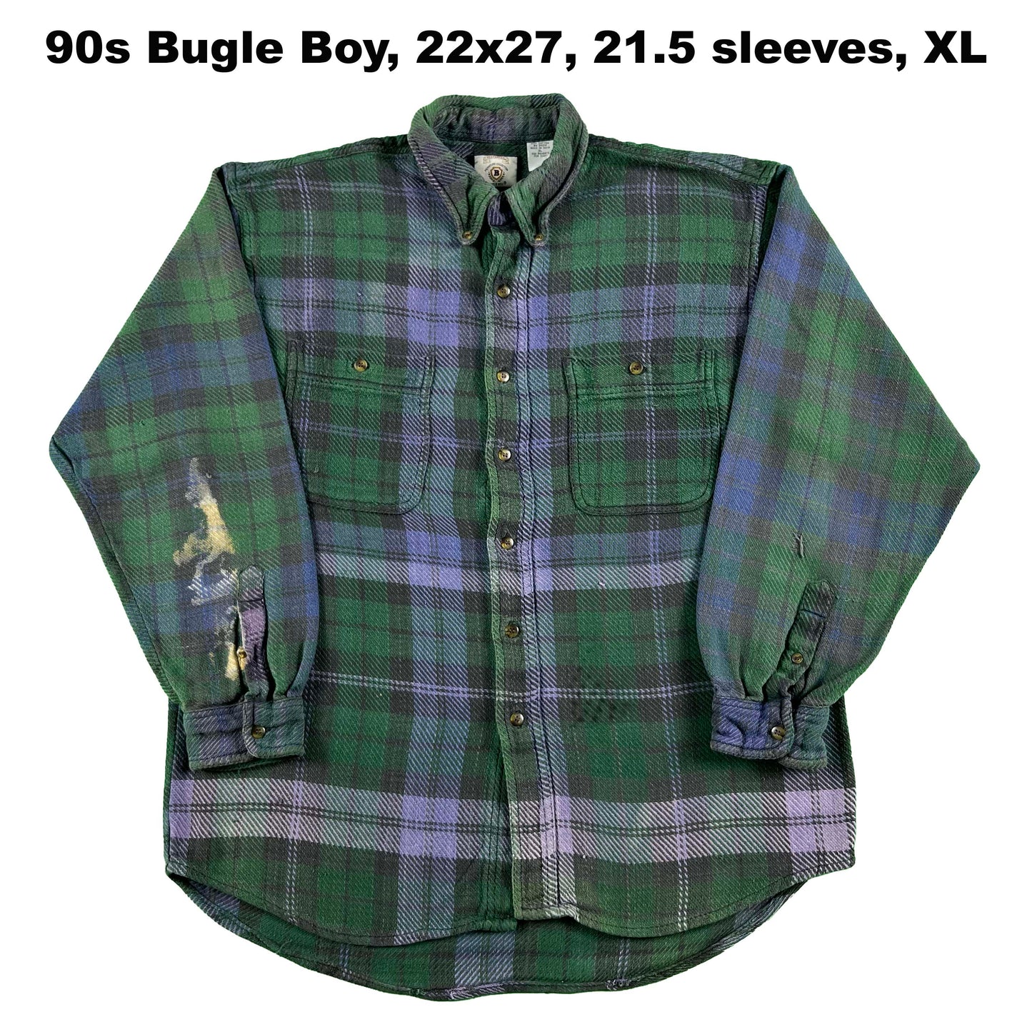 Vintage 100% Cotton Flannel Shirts- SELECT FLANNEL