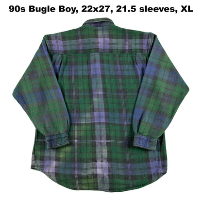 Vintage 100% Cotton Flannel Shirts- SELECT FLANNEL