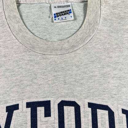 80s Heather Grey Oxford University Tee- XL