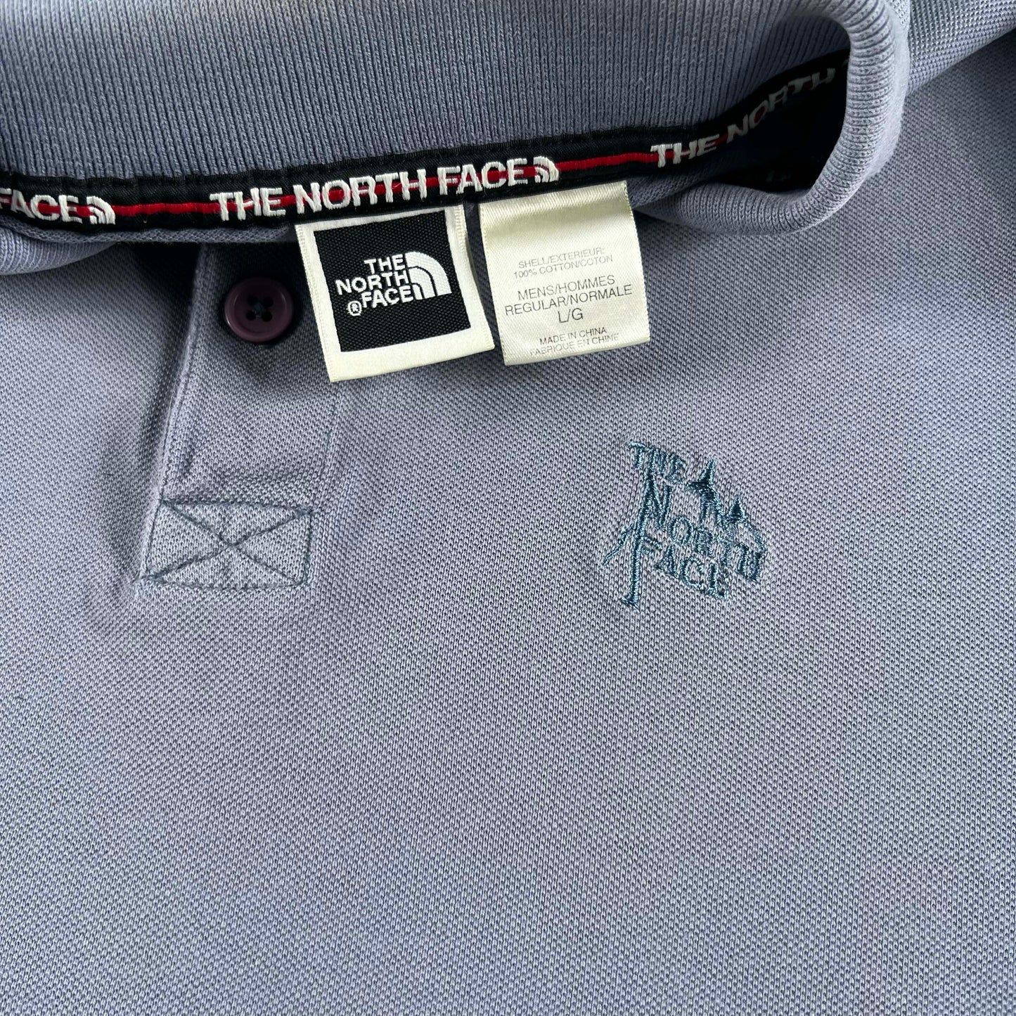 00s The North Face Polo Shirt- L