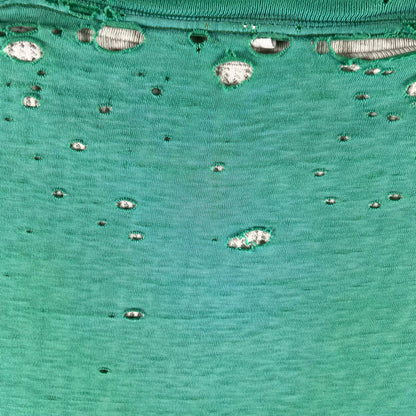 70s Thrashed PCITC Tee & 80s Waffle Knit Thermal- L