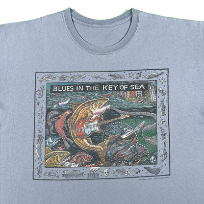 Ray Troll 'Blues in the Key of Sea' Tee- XXL