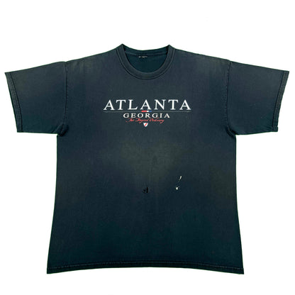 00s Sun Faded Black Atlanta Tee- XL