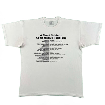 00s 'A Short Guide to Comparative Religions' Tee- XL