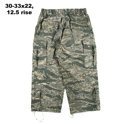 Vintage Chopped & Baggy Army Camo Cargo Shorts- SELECT PAIR