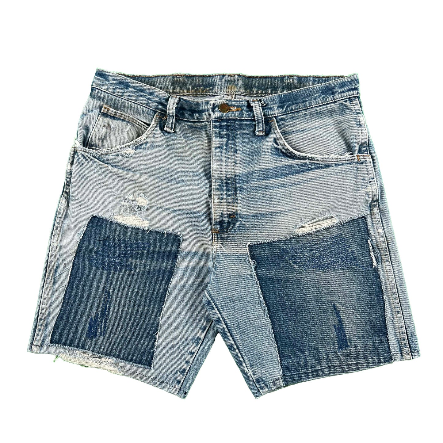 Double Knee Denim Shorts- 33x7.5