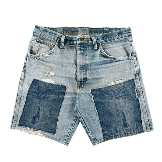 Double Knee Denim Shorts- 33x7.5