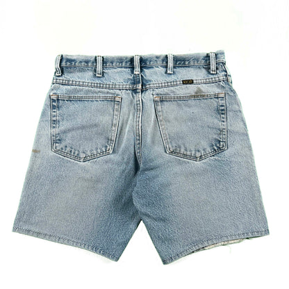 Double Knee Denim Shorts- 33x7.5