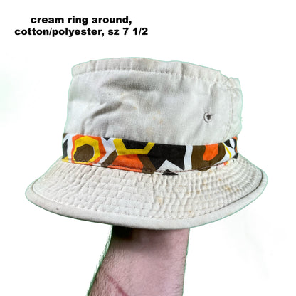 60s/70s Bucket Hats- SELECT HAT