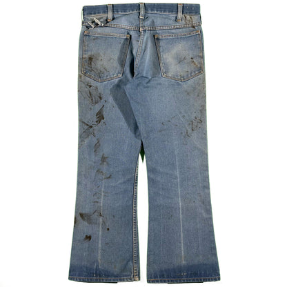 70s Denim Painter Flares- 32x28