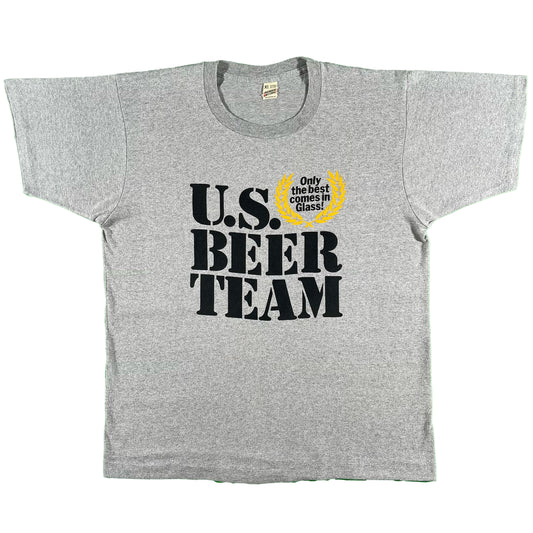 80s 'US Beer Team' Tee- L