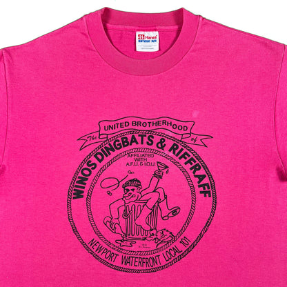 90s Winos Dingbats & Riffraff Tee- L