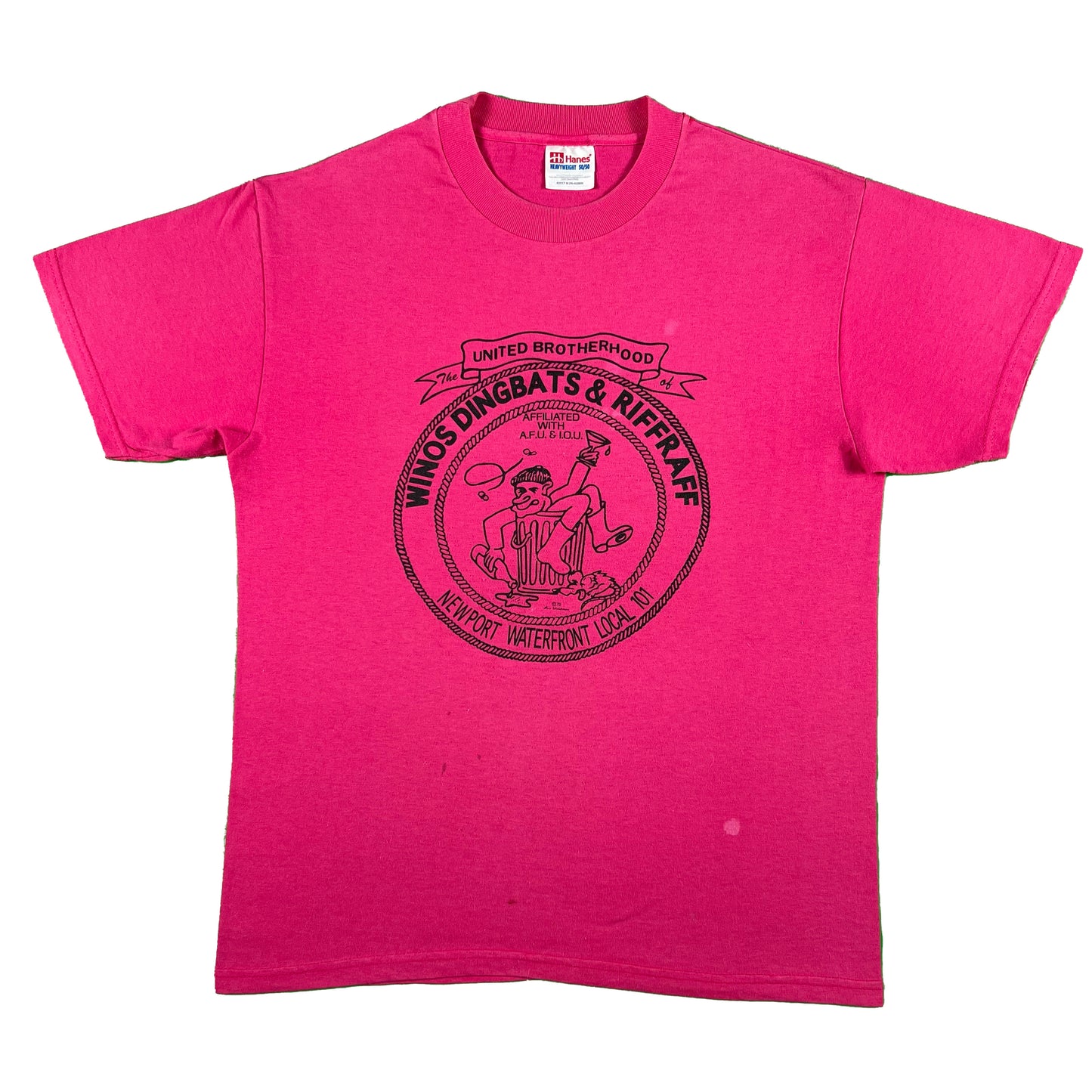 90s Winos Dingbats & Riffraff Tee- L