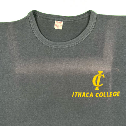 60s Faded Ithaca College Tee- L