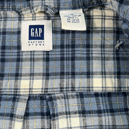 Vintage Gap Cropped Plaid Shirt & Waffle Knit Thermals- SELECT COMBO