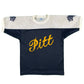 70s U of Pitt Half Mesh Jersey Tee- XS