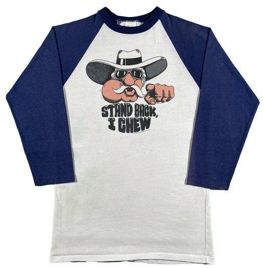 70s 'I Chew' Tobacco 3/4 Sleeve Tee- M