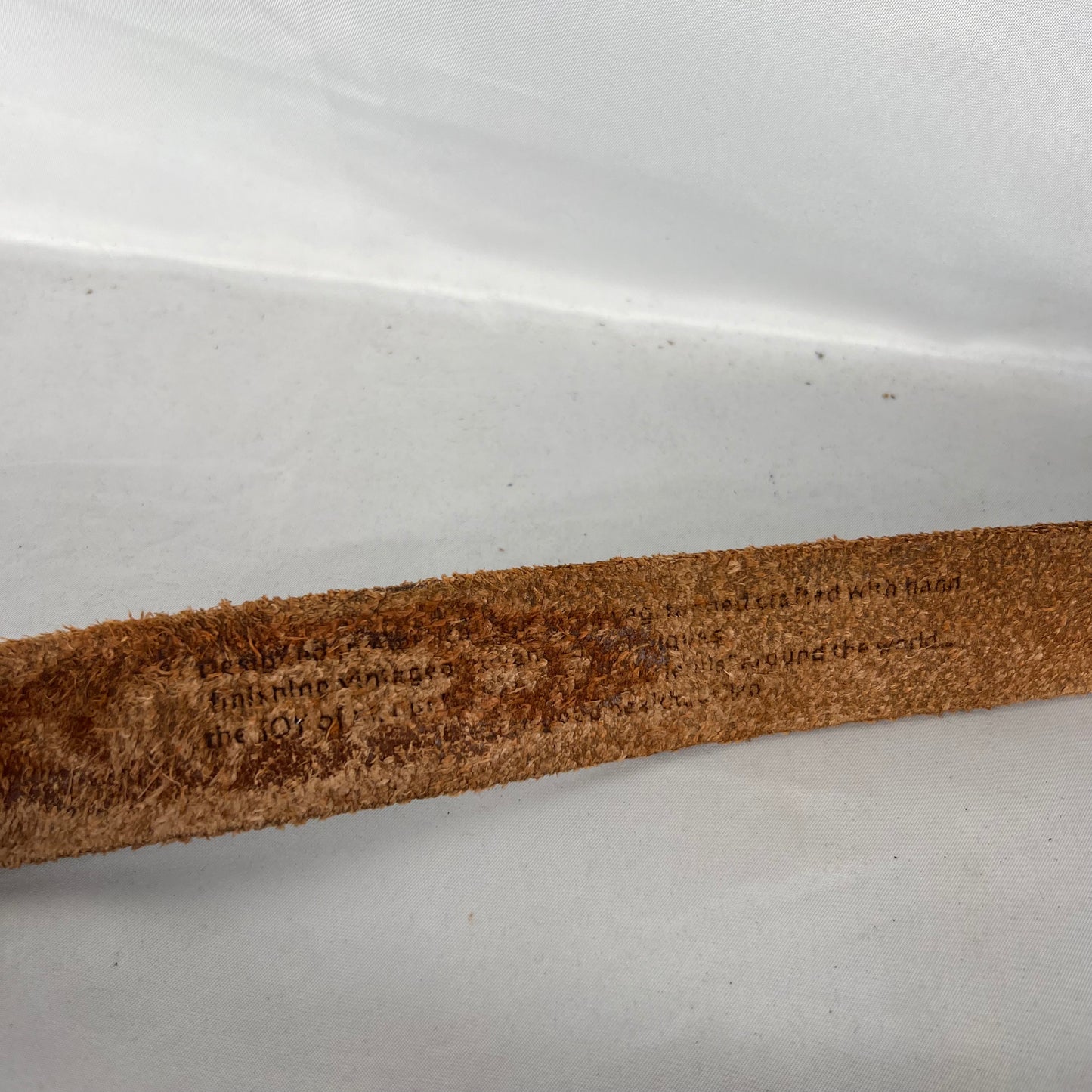 90s Black Leather Embellished Belt- 38"