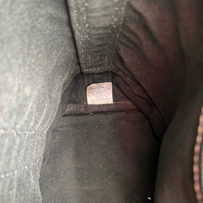 Sun Faded Forest Green Lands' End 'OES' Canvas Tote Bag