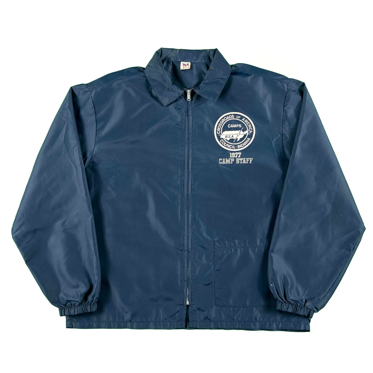 70s Boy Scouts 'Council-Indiana' Jacket- L