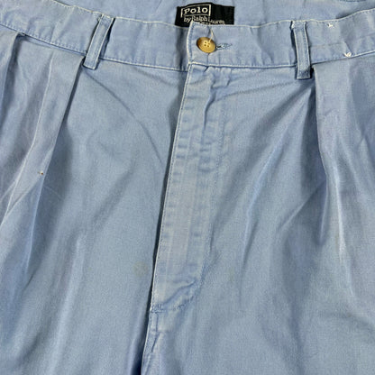 90s Polo RL Pleated Shorts- 33x6