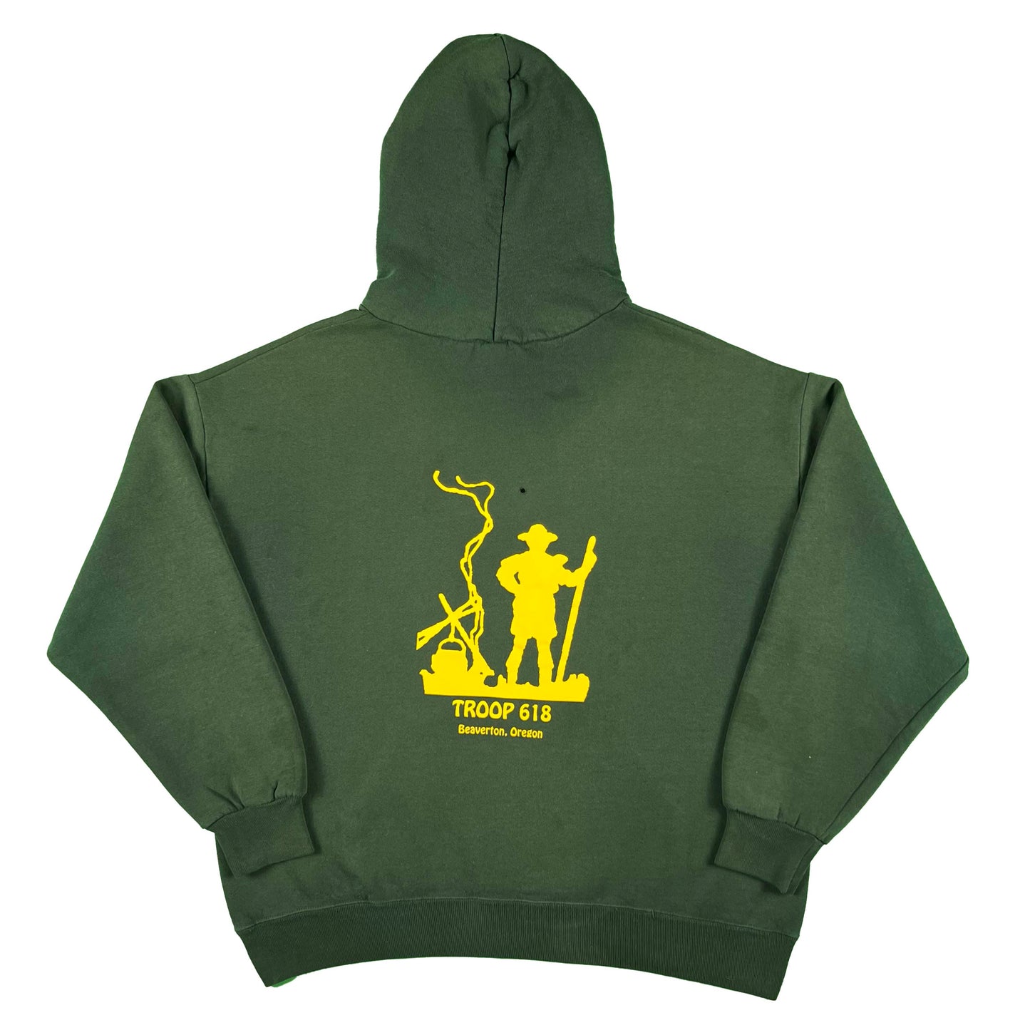 90s Forest Green Boy Scouts Hoodie- XL