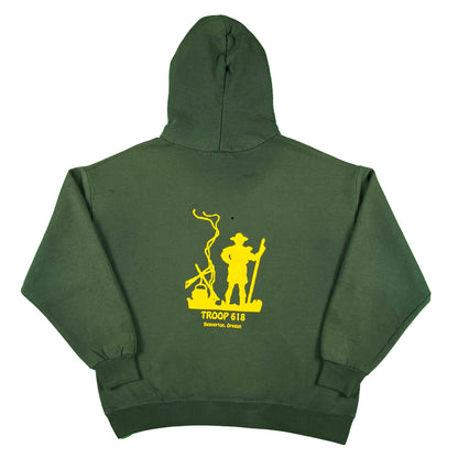 90s Forest Green Boy Scouts Hoodie- XL